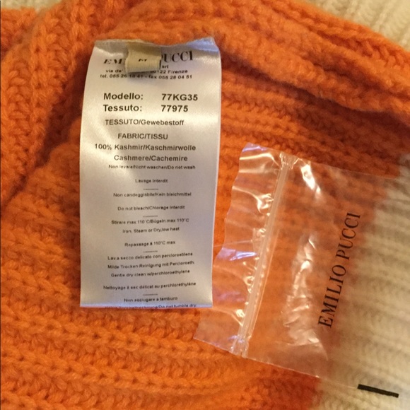 NWT Emilio Pucci Cashmere Sweater - Picture 6 of 8